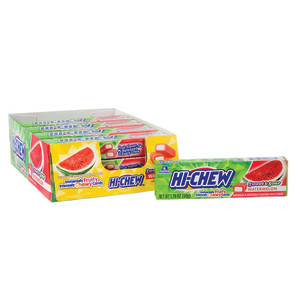 Hi Chew Sweet Sour Watermelon Fruit Chews 15ct Box 