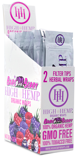High Hemp Organic Bare Berry Wraps 25ct 
