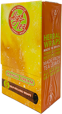 High Tea Mango Dream Herbal Wraps 25 Packs of 5 