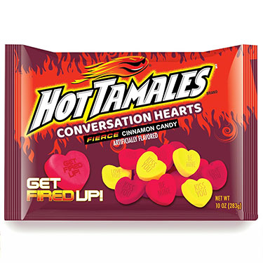 Hot Tamales Conversation Hearts 
