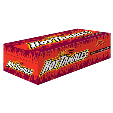 Hot Tamales Fierce Chewy Cinnamon 1.8oz 24ct Box 