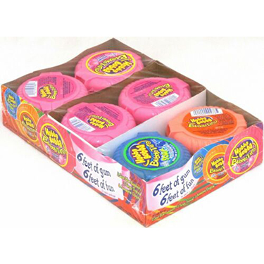 Hubba Bubba Assorted Bubble Tape 12ct Box 