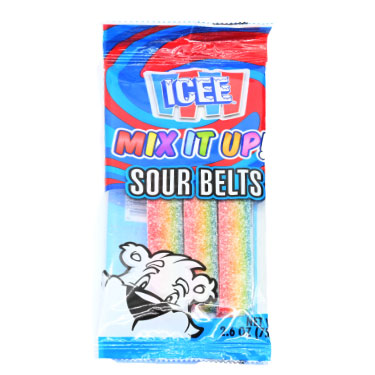 ICEE Mix It Up Sour Belts 2.6oz Bag 
