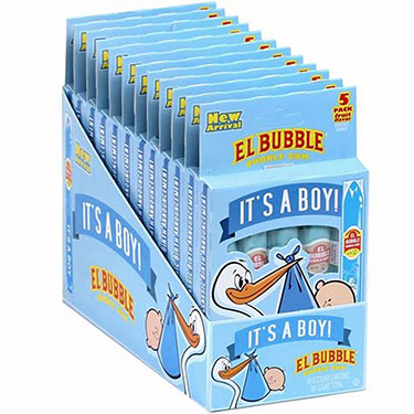 Its A Boy Fruit Flavored Bubble Gum Cigars 5pk 