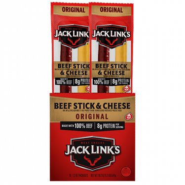 Jack Links Beef Stick n Cheese 16ct Box 