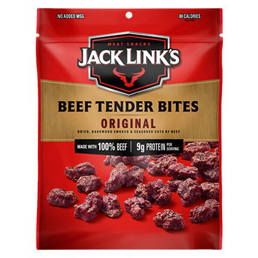 Jack Links Beef Tender Bites Original 3.25oz Bag 