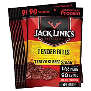 Jack Links Beef Tender Bites Teriyaki 1.25oz 10ct Box 