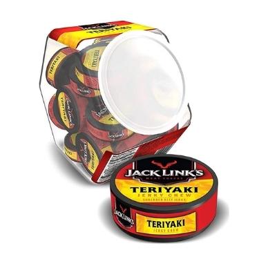 Jack Links Jerky Chew Teriyaki Cans 36ct Tub 