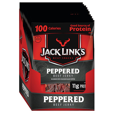 Jack Links Jerky Peppered 1.25oz 10ct Box 