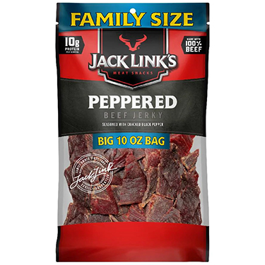 Jack Links Jerky Peppered 10oz Bag 