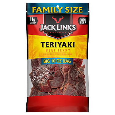 Jack Links Jerky Teriyaki 10oz Bag 