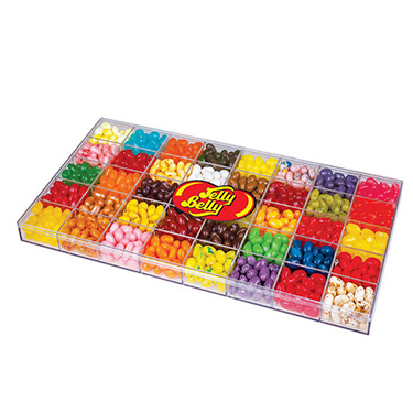 Jelly Belly 40 Flavor 2lb Clear Gift Box 