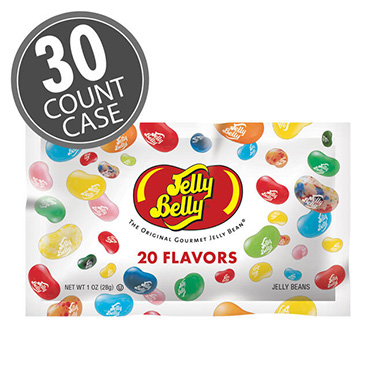 Jelly Belly 20 Flavors 1 oz Bag 30 ct Box 
