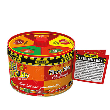 Jelly Belly BeanBoozled Fiery Five 3.36 oz Spinner Tin 