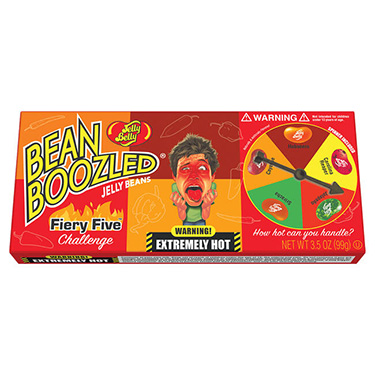 Jelly Belly BeanBoozled Fiery Five 3.5 oz Spinner Gift Box 