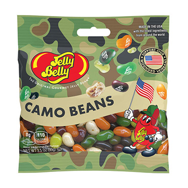 Jelly Belly Camo Beans 3.5 oz Bag 