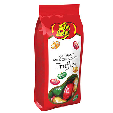 Jelly Belly Christmas Gourmet Milk Chocolate Truffles 6oz Gift Bag 