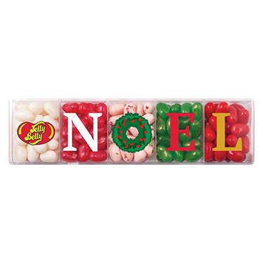Jelly Belly Noel 4oz Clear Gift Box 