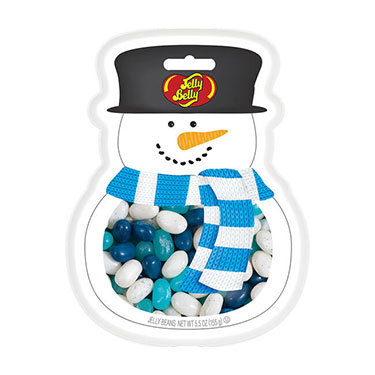 Jelly Belly Snowman 5.5oz Pouch Bag 