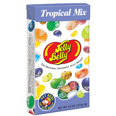 Jelly Belly Tropical Mix 4.5 oz Flip Top Box 