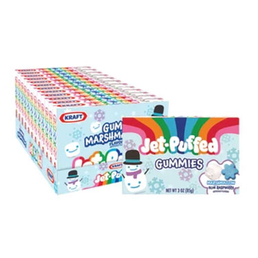 Jet Puffed Marshmallow Flavored Gummies 3oz Theater Box 