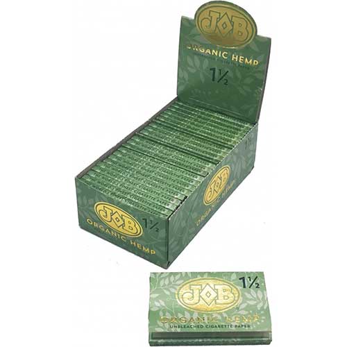 Job Organic Hemp 1.5 Rolling Papers 24ct Box 