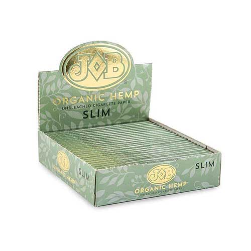 Job Organic Hemp Slim Rolling Papers 24ct Box 