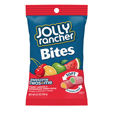 Jolly Rancher Awesome Twosome Bites 6.5oz Bag 