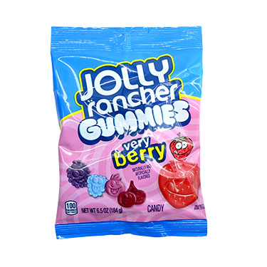 Jolly Rancher Gummies Very Berry 6.5oz Bag 