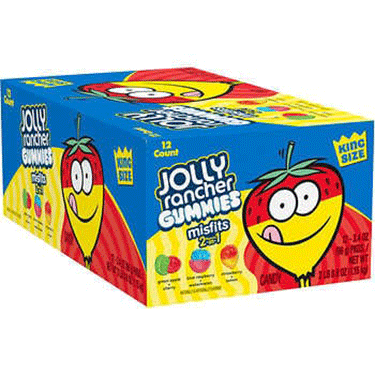 Jolly Rancher Misfits King Size 12ct Box 