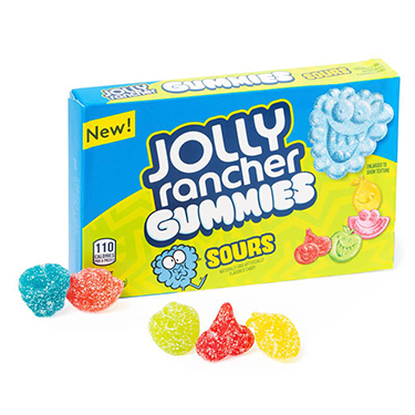 Jolly Rancher Gummies Sour 3.5oz Box 