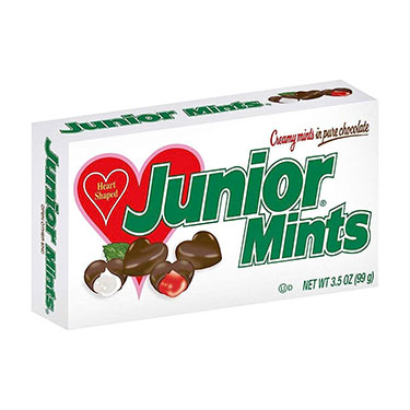 Junior Mints Valentines Hearts 3.5oz Box 