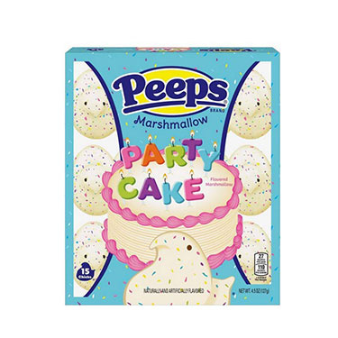 Peeps Easter Party Cake Marshmallow Chicks 4.5oz Box 