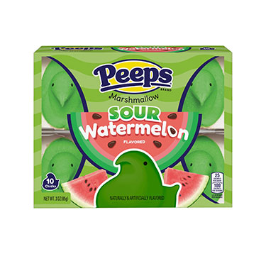 Peeps Easter Sour Watermelon Marshmallow Chicks 3oz Box 