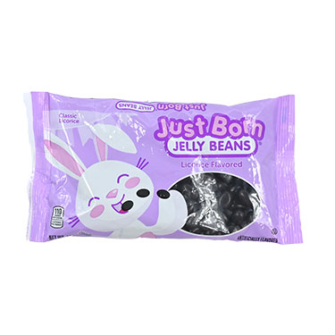 Just Born Jelly Beans Licorice Flavored 10oz Bag 