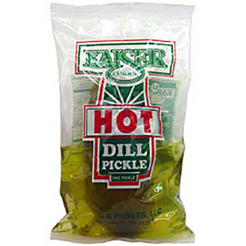 Kaiser Jumbo Hot Dill Pickle Pouches 12ct 
