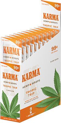 Karma Hemp Wraps Tropic Trip 25 Pack 