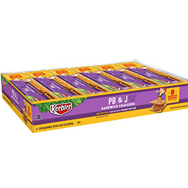 Keebler Peanut Butter N Jelly Crackers 12ct Box 