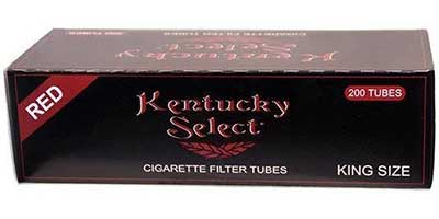 Kentucky Select Red King Size Cigarette Tubes 200ct 