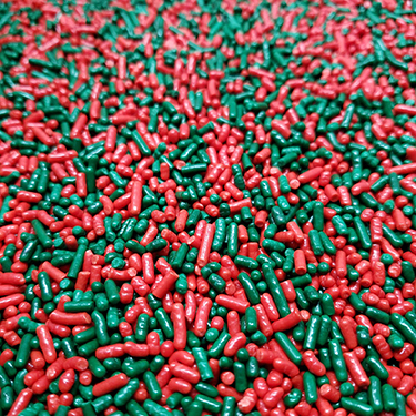 Candy Retailer Christmas Mix Red and Green Cupcake Sprinkles 4oz 