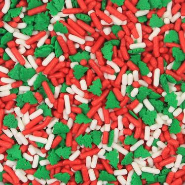 Candy Retailer Christmas Tree Cupcake Sprinkles 4oz 