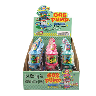 Kidsmania Gas Pump Candy Station 12ct Box 