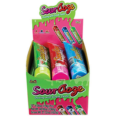 Kidsmania Sour Ooze Tube 12ct Box 