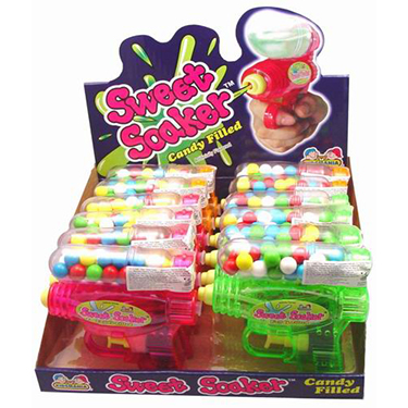 Kidsmania Sweet Soaker Candy Filled Water Gun 12ct Box 