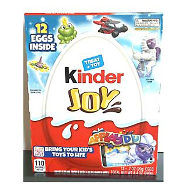 Kinder Joy Eggs Treat N Toy 12ct Box 