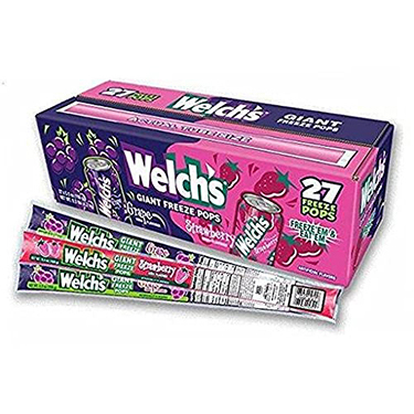 Kisko Welch Soda Giant Freezies 27ct Box 