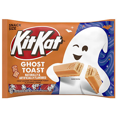 Kit Kat Halloween Ghost Toast Snack Size Bars 9.8oz Bag Expires June 1st 2025 