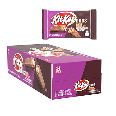 Kit Kat Duos Mocha Chocolate 24ct Box 