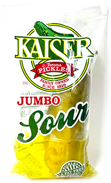 Kaiser Jumbo Sour Dill Pickle Pouches 12ct 