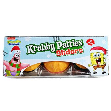 Krabby Patty Holiday Sliders 3pk 9.52oz 